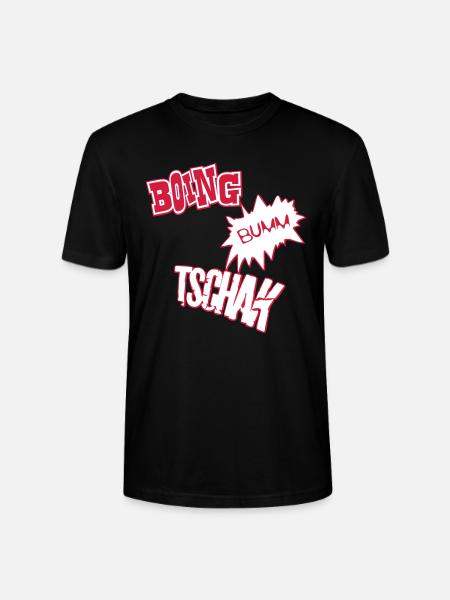 Boing Bum Tschak - Stanley/Stella Unisex Bio-T-Shirt CRAFTER - Schwarz