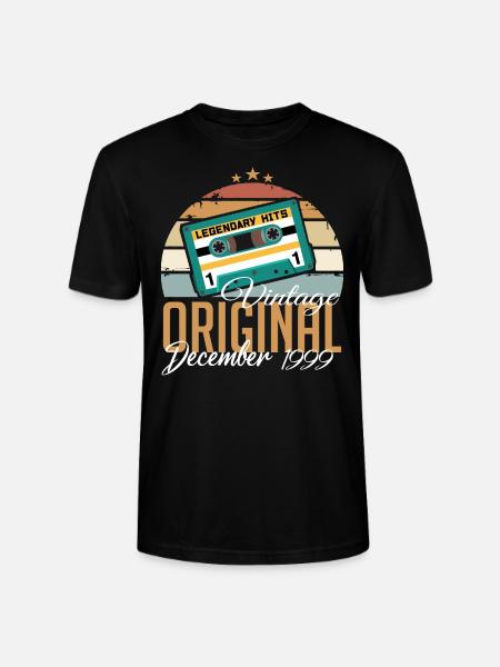 December 1999 - Legends were born in 1999 - Stanley/Stella CRAFTER Unisex Organic T-Shirt - black