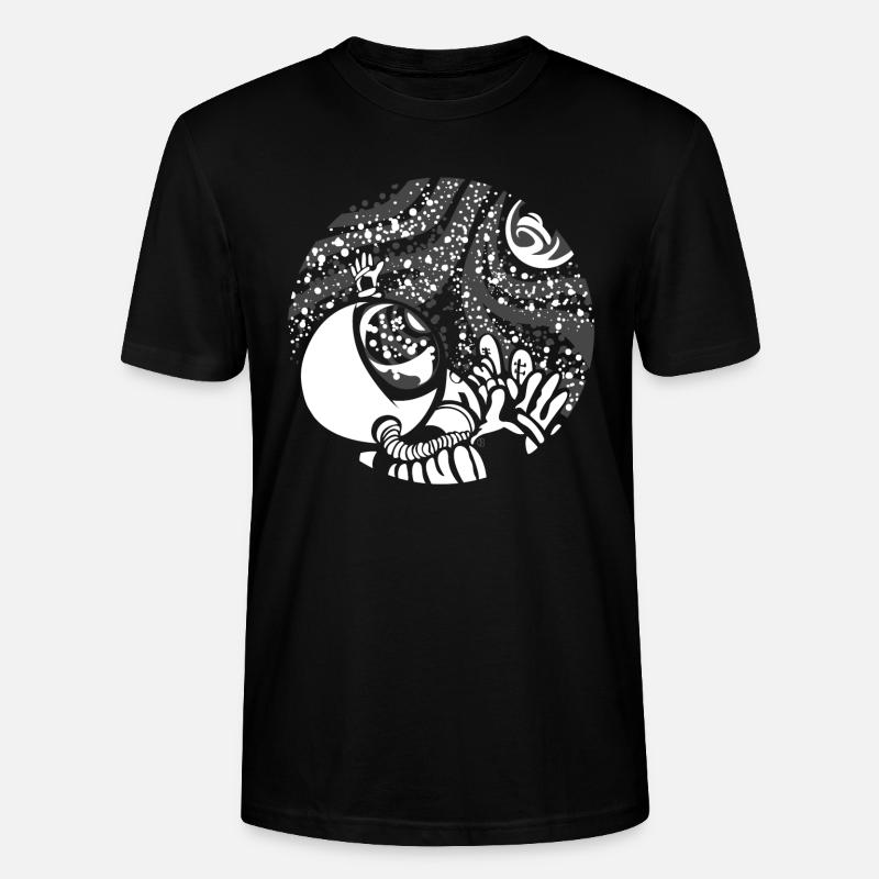 Raumfahrer - Stanley/Stella Unisex Bio-T-Shirt CRAFTER - Schwarz
