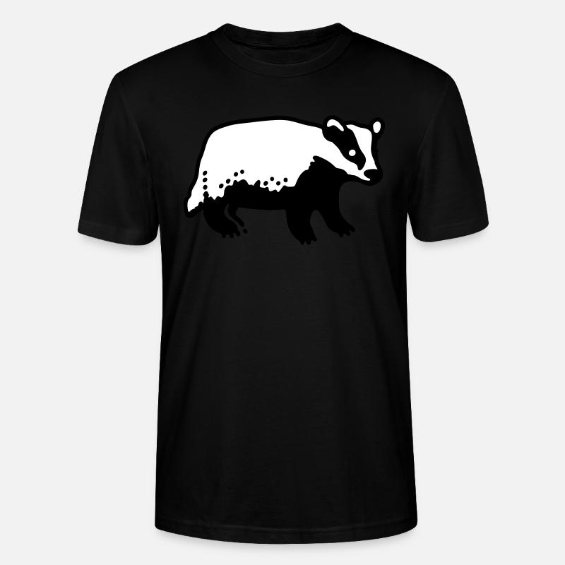 Dachs - Stanley/Stella Unisex Bio-T-Shirt CRAFTER - Schwarz