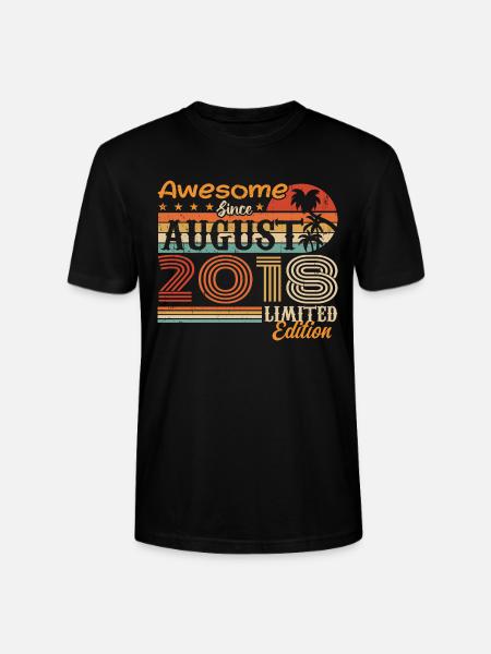 2018 August Geschenkidee August 2018 - Stanley/Stella Unisex Bio-T-Shirt CRAFTER - Schwarz
