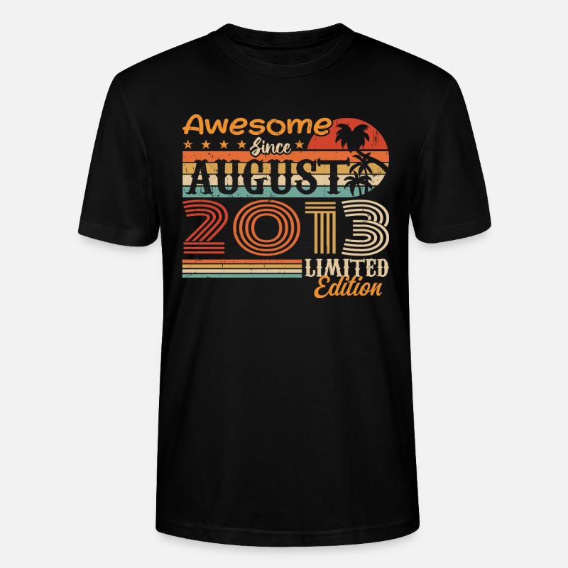 2013 August Geschenkidee August 2013 - Stanley/Stella Unisex Bio-T-Shirt CRAFTER - Schwarz