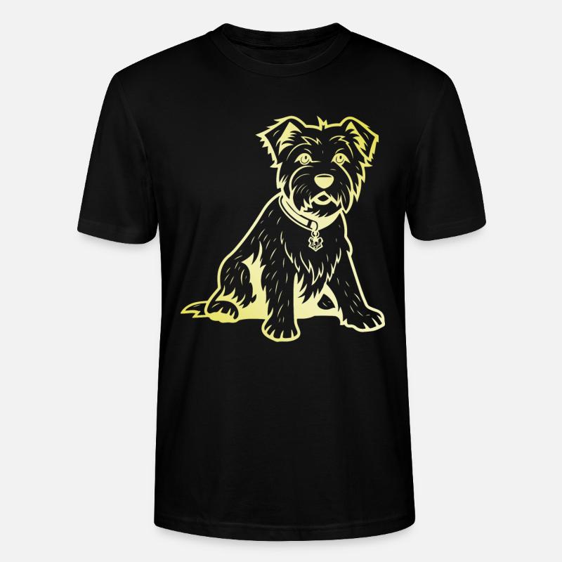 West Highland White Terrier - T-shirt bio CRAFTER Stanley Stella Unisexe - noir