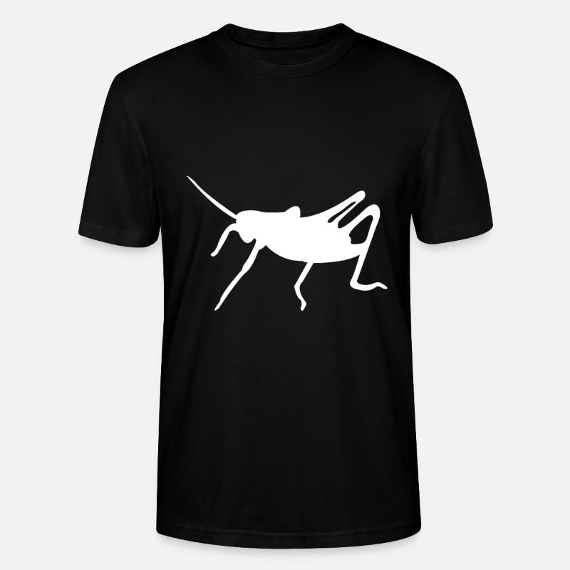 Heuschrecke - Stanley/Stella Unisex Bio-T-Shirt CRAFTER - Schwarz