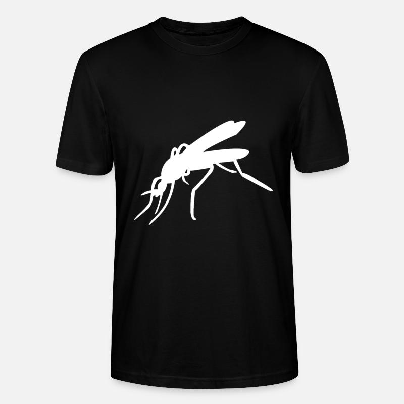 Silhouette de moustiques de moustiques - T-shirt bio CRAFTER Stanley Stella Unisexe - noir