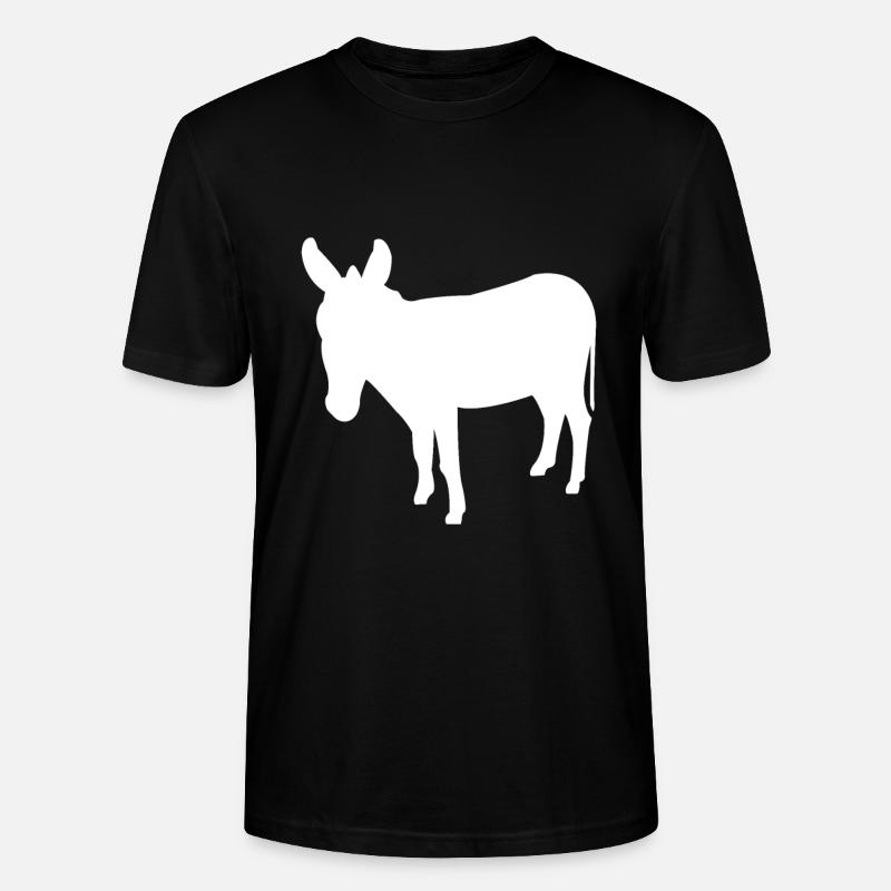 Esel - Stanley/Stella Unisex Bio-T-Shirt CRAFTER - Schwarz