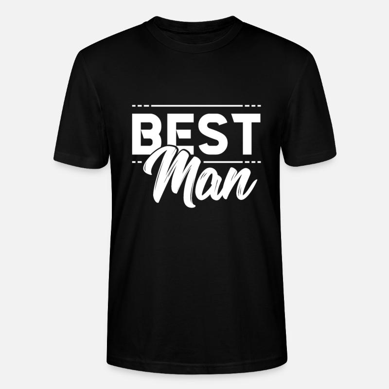 Bester Mann - Stanley/Stella Unisex Bio-T-Shirt CRAFTER - Schwarz