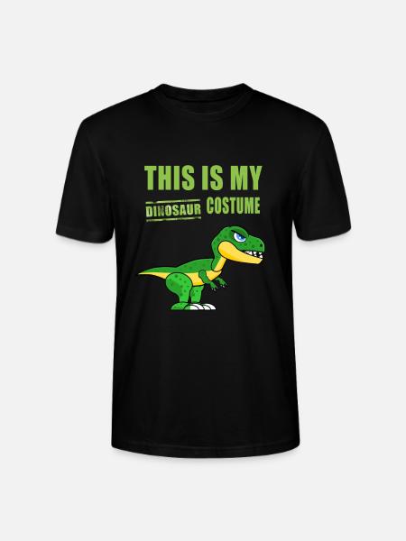 Dinosaur Costume Carnival Dress Up Humor Funny - Stanley/Stella CRAFTER Unisex Organic T-Shirt - black