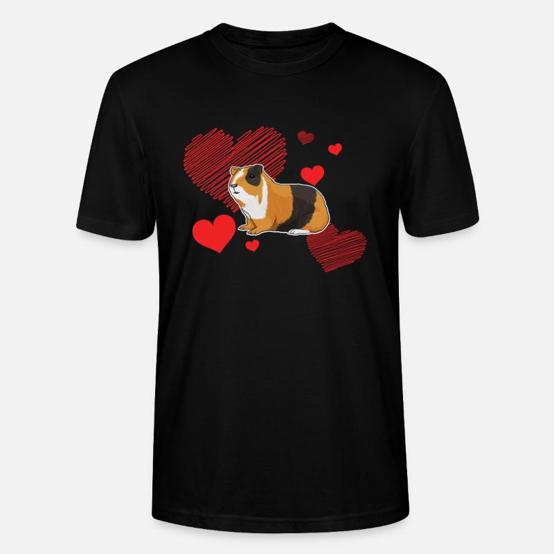 J’adore les cochons d’Inde - T-shirt bio CRAFTER Stanley Stella Unisexe - noir