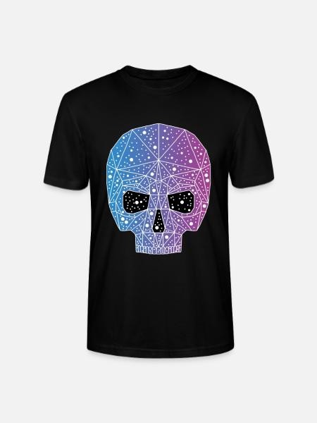 Galactic skull - Stanley/Stella CRAFTER Unisex Organic T-Shirt - black