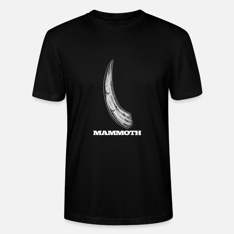 Mammut Elfenbein Stosszähne - Stanley/Stella Unisex Bio-T-Shirt CRAFTER - Schwarz