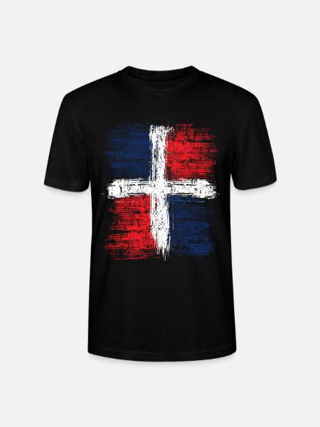 Dominican Republic - Stanley/Stella CRAFTER Unisex Organic T-Shirt - black