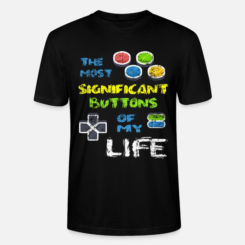 Videospiel Videogame Spielen Hobby Geschenk - Stanley/Stella Unisex Bio-T-Shirt CRAFTER - Schwarz