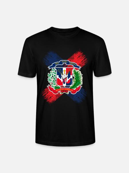 Dominican Republic - Stanley/Stella CRAFTER Unisex Organic T-Shirt - black