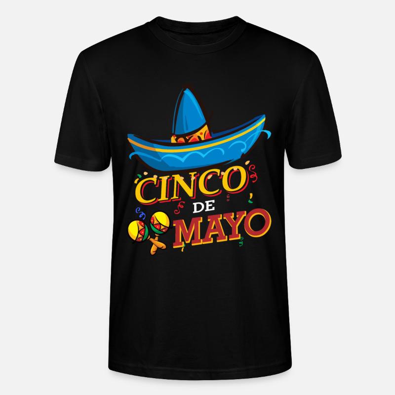 cinco de mayo - 5 de mayo - Stanley/Stella Unisex Bio-T-Shirt CRAFTER - Schwarz