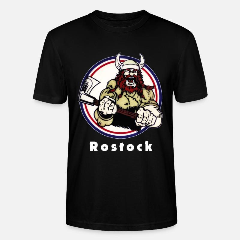 Rostocker Wikinger - Stanley/Stella Unisex Bio-T-Shirt CRAFTER - Schwarz