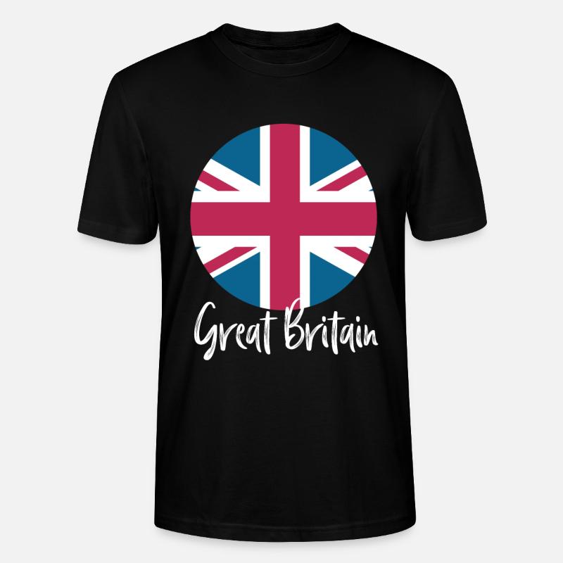 Great Britain - Stanley/Stella Unisex Bio-T-Shirt CRAFTER - Schwarz