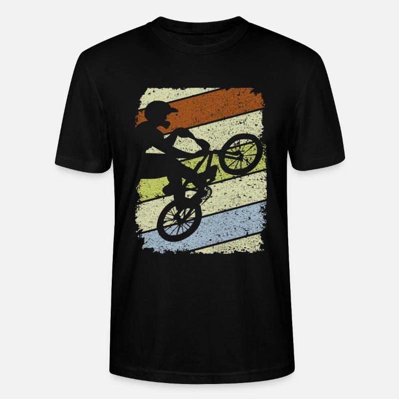 BMX - BMX Geschenkidee - BMX Rad - Stanley/Stella Unisex Bio-T-Shirt CRAFTER - Schwarz