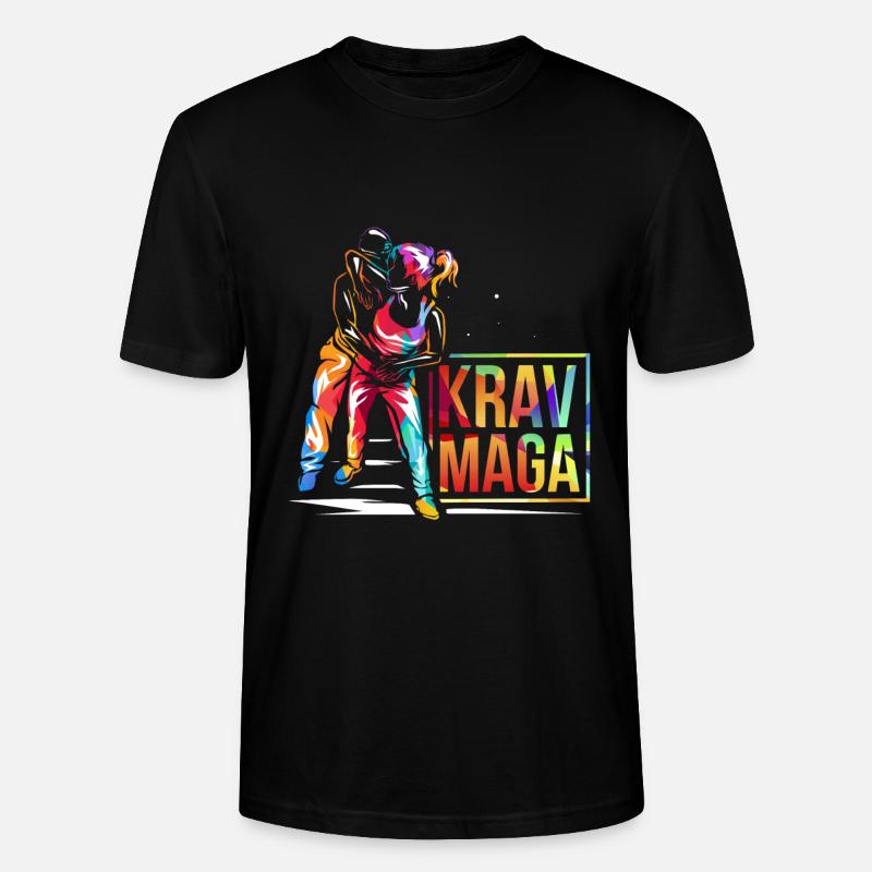 Krav Maga Geschenk - Stanley/Stella Unisex Bio-T-Shirt CRAFTER - Schwarz