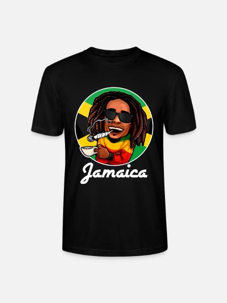Jamaïque - Design - T-shirt bio CRAFTER Stanley Stella Unisexe - noir
