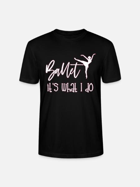 Ballerina - Stanley Stella CRAFTER unisex økologisk-T-shirt - sort