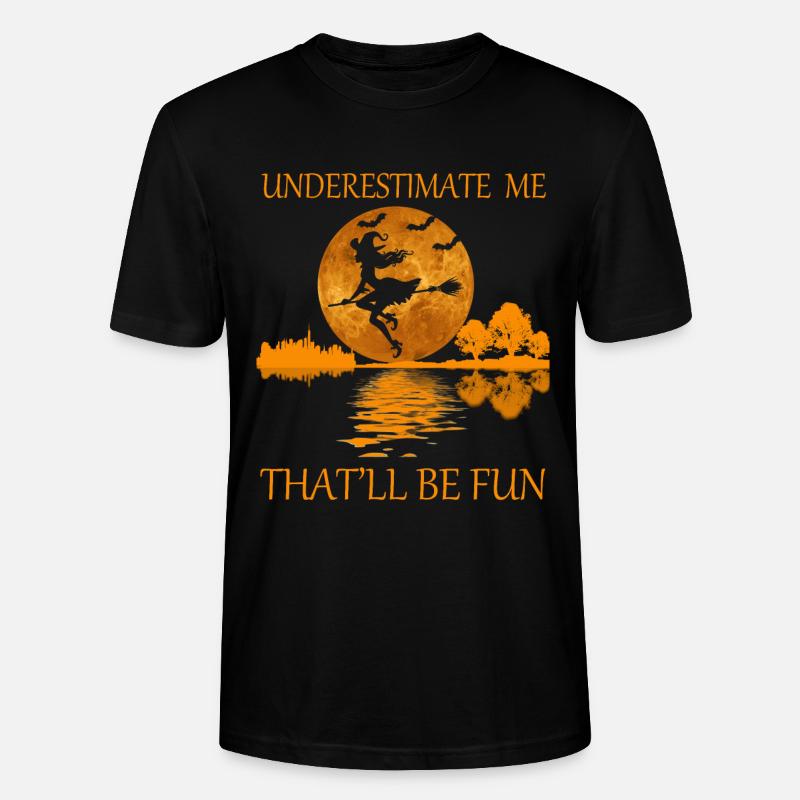 Unterschätze mich, das wird Spaß machen - Stanley/Stella Unisex Bio-T-Shirt CRAFTER - Schwarz