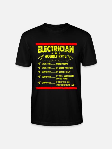 Electrician electronics technician gift idea - Stanley/Stella CRAFTER Unisex Organic T-Shirt - black