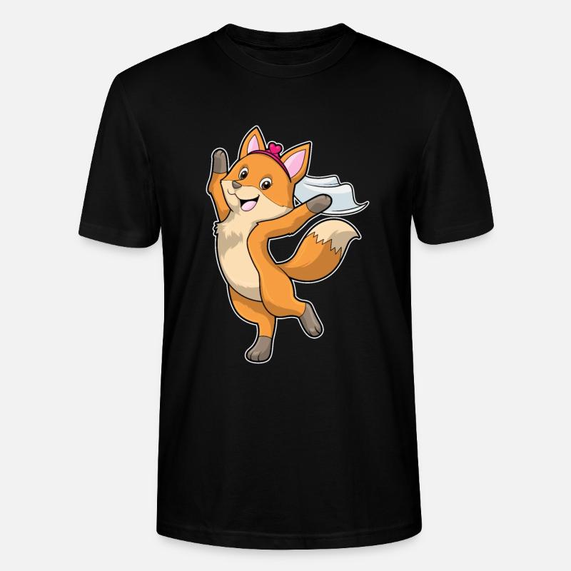 Fuchs Braut Schleier Hochzeit - Stanley/Stella Unisex Bio-T-Shirt CRAFTER - Schwarz