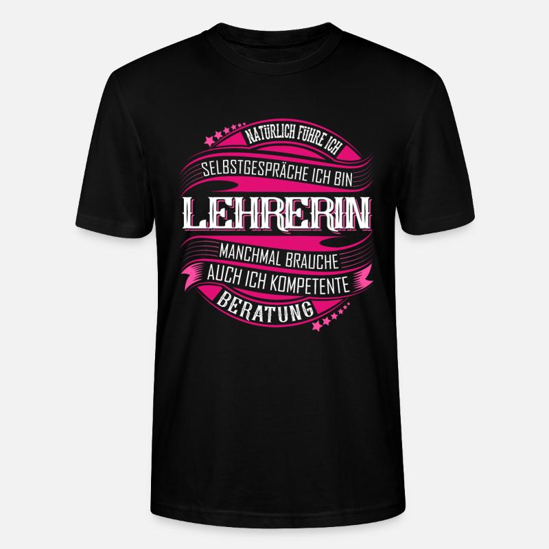 Lehrerin - Stanley/Stella Unisex Bio-T-Shirt CRAFTER - Schwarz