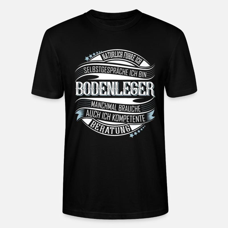 Bodenleger - Stanley/Stella Unisex Bio-T-Shirt CRAFTER - Schwarz