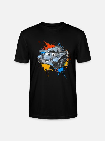 Panzer - Stanley/Stella Unisex Bio-T-Shirt CRAFTER - Schwarz