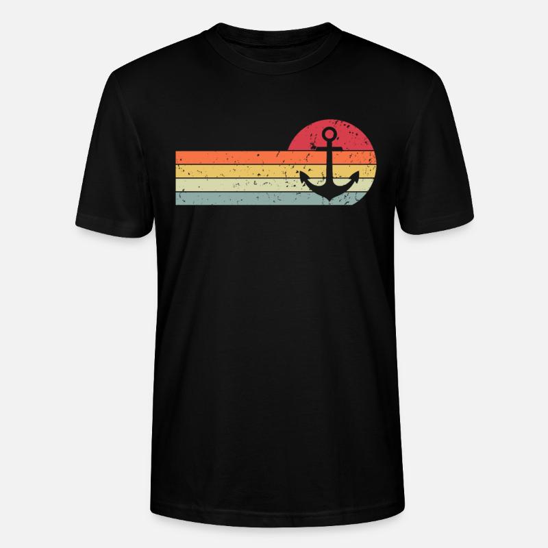 Anker - Stanley/Stella Unisex Bio-T-Shirt CRAFTER - Schwarz