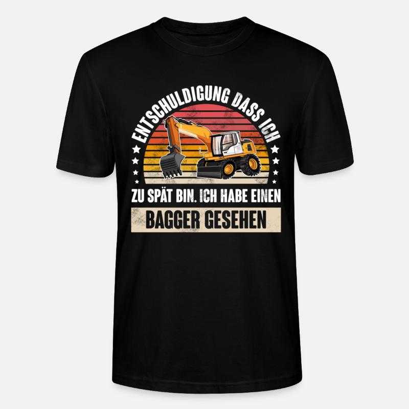 Bagger - Stanley/Stella Unisex Bio-T-Shirt CRAFTER - Schwarz