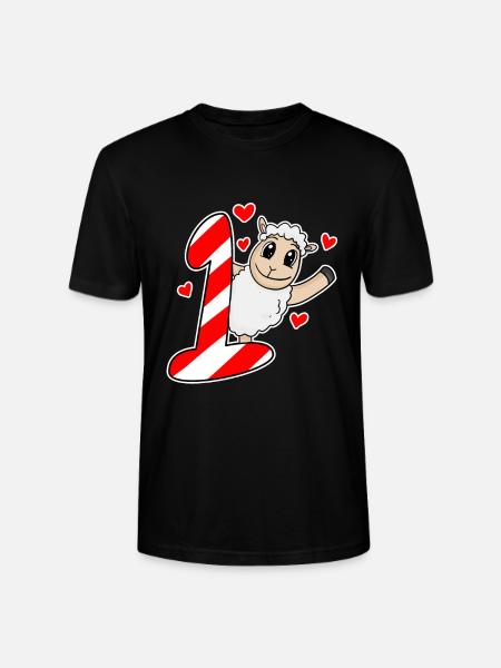 I am 1 - 1st birthday - Stanley/Stella CRAFTER Unisex Organic T-Shirt - black