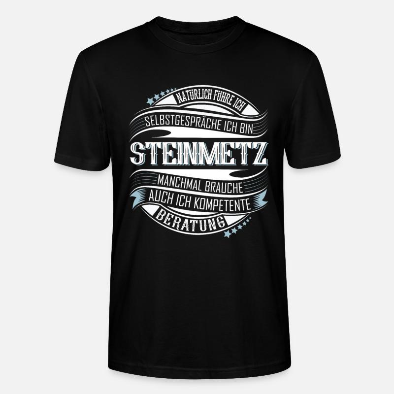 Steinmetz - Stanley/Stella Unisex Bio-T-Shirt CRAFTER - Schwarz