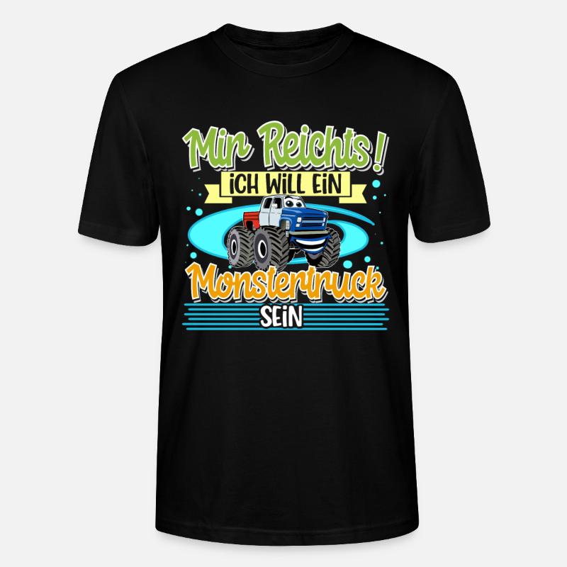 Monstertruck - Stanley/Stella Unisex Bio-T-Shirt CRAFTER - Schwarz