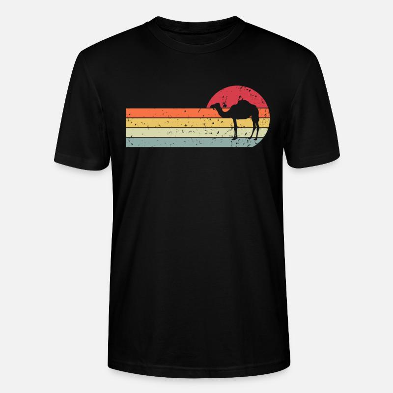 Kamel - Stanley/Stella Unisex Bio-T-Shirt CRAFTER - Schwarz