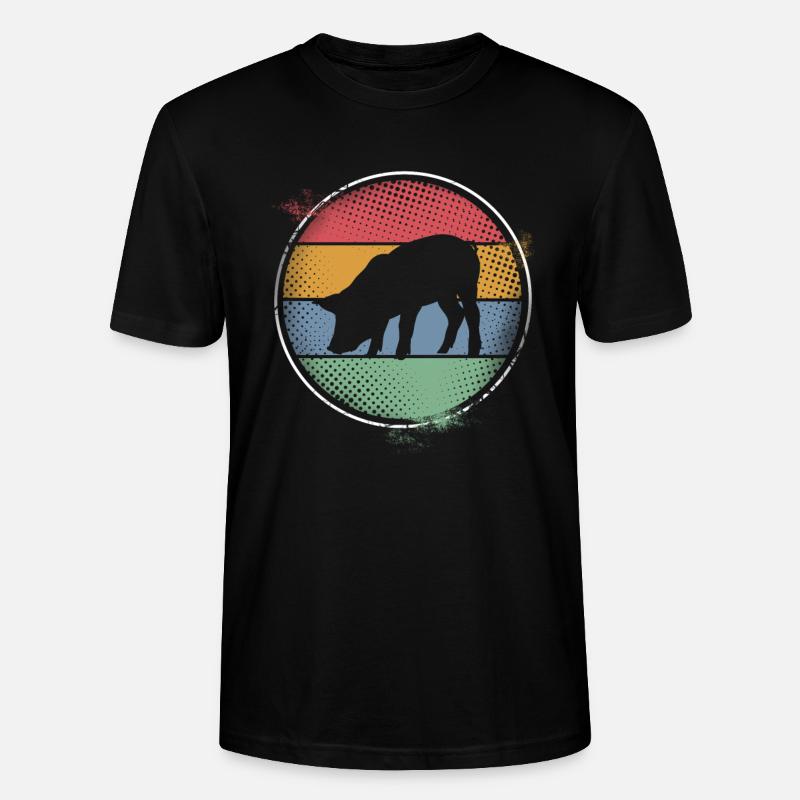 Cochon - T-shirt bio CRAFTER Stanley Stella Unisexe - noir