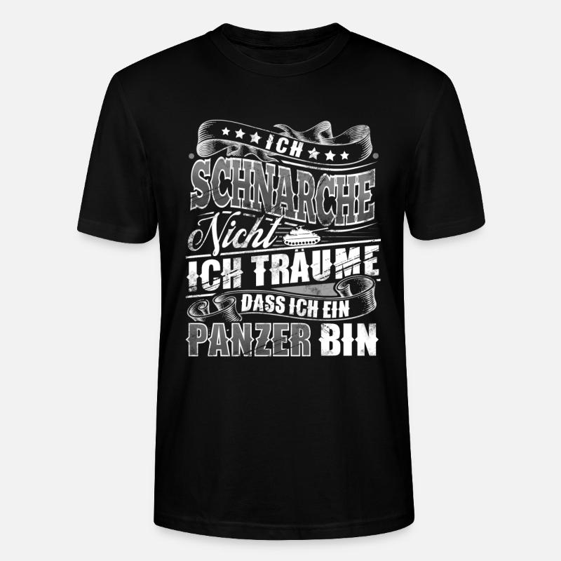 Panzer - Stanley/Stella Unisex Bio-T-Shirt CRAFTER - Schwarz