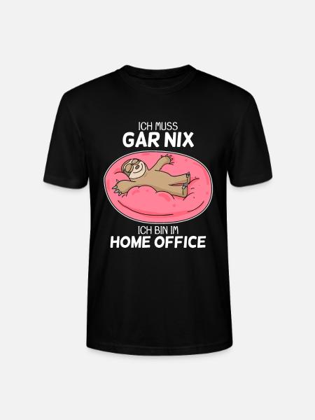 Home Office Spruch - Stanley/Stella Unisex Bio-T-Shirt CRAFTER - Schwarz