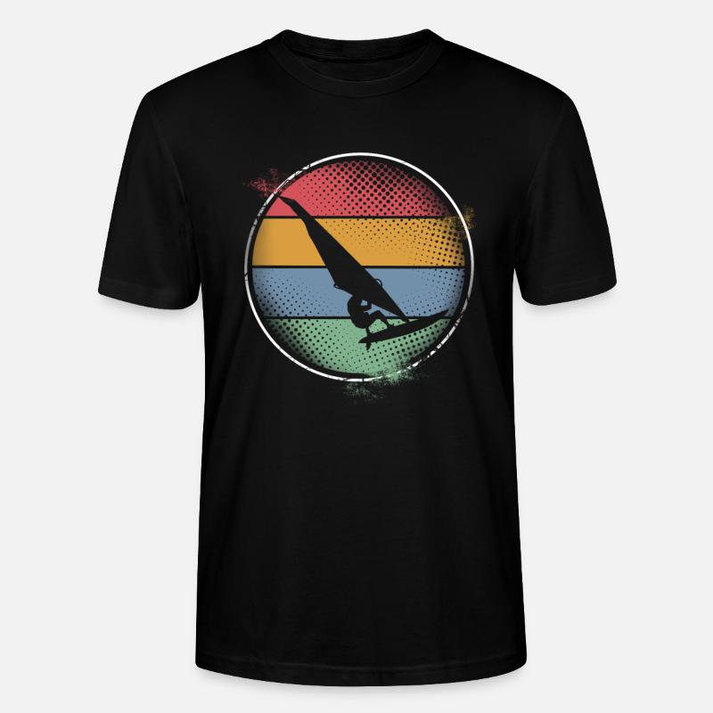 Surfer Surfen - Stanley/Stella Unisex Bio-T-Shirt CRAFTER - Schwarz