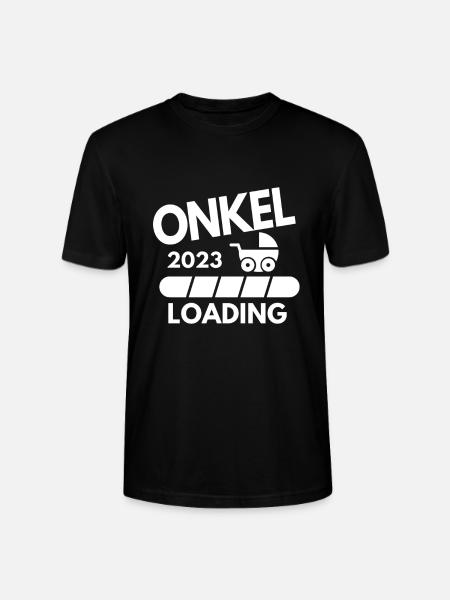Onkel 2023 - Onkel werden - Stanley/Stella Unisex Bio-T-Shirt CRAFTER - Schwarz