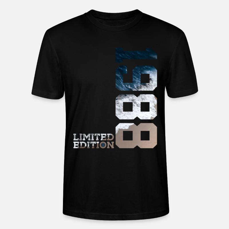 38E ANNIVERSAIRE ÉDITION LIMITÉE 1988 - T-shirt bio CRAFTER Stanley Stella Unisexe - noir