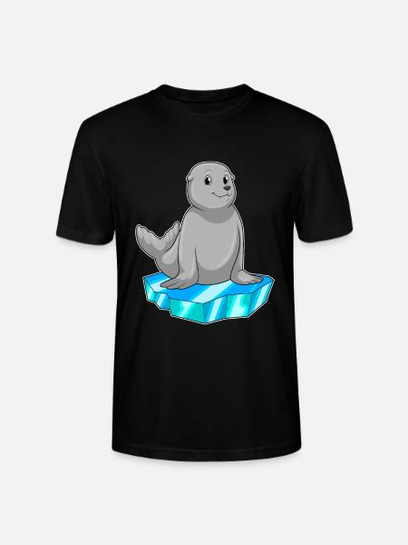 Banquise de phoque - T-shirt bio CRAFTER Stanley Stella Unisexe - noir