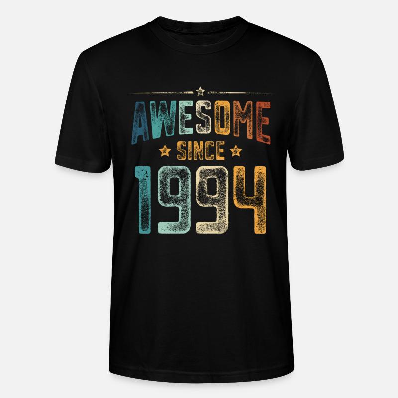 1994 Naissance Année de naissance - T-shirt bio CRAFTER Stanley Stella Unisexe - noir
