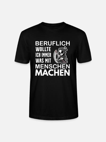 Sensenmann lustiger Spruch - Stanley/Stella Unisex Bio-T-Shirt CRAFTER - Schwarz