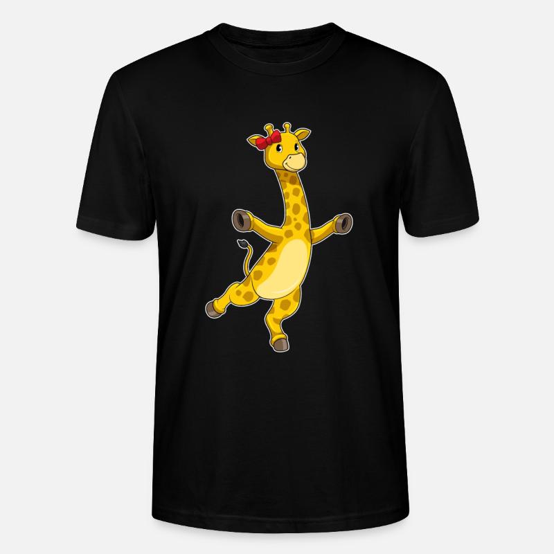 Girafe avec arc - T-shirt bio CRAFTER Stanley Stella Unisexe - noir