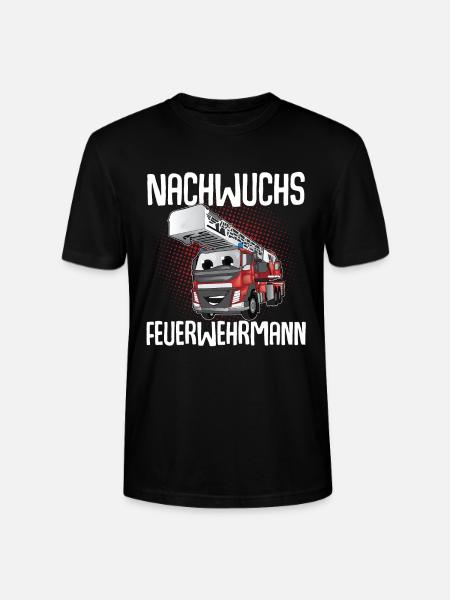 Nachwuchs Feuerwehrmann - Stanley/Stella Unisex Bio-T-Shirt CRAFTER - Schwarz