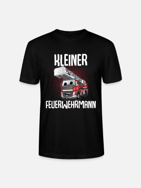 Kleiner Feuerwehrmann - Stanley/Stella Unisex Bio-T-Shirt CRAFTER - Schwarz