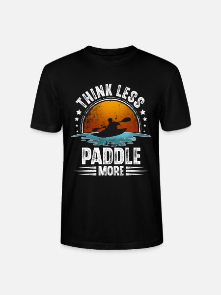 Kayak Kayaking Paddle Kayaker Kayaker - Stanley/Stella CRAFTER Unisex Organic T-Shirt - black